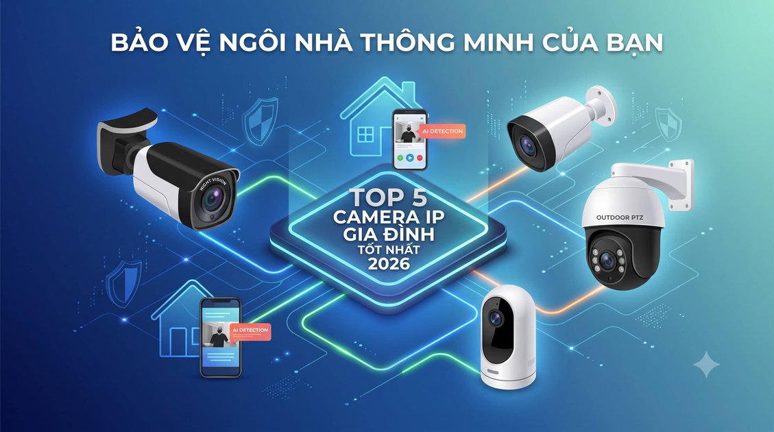 Top 5 Camera IP Tốt Nhất Cho Gia Đình Năm 2024